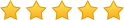 Text '5 Star Reviews' with five gold stars